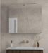 Saniclass Meuble sous miroir - 80x70cm - Chêne foncé