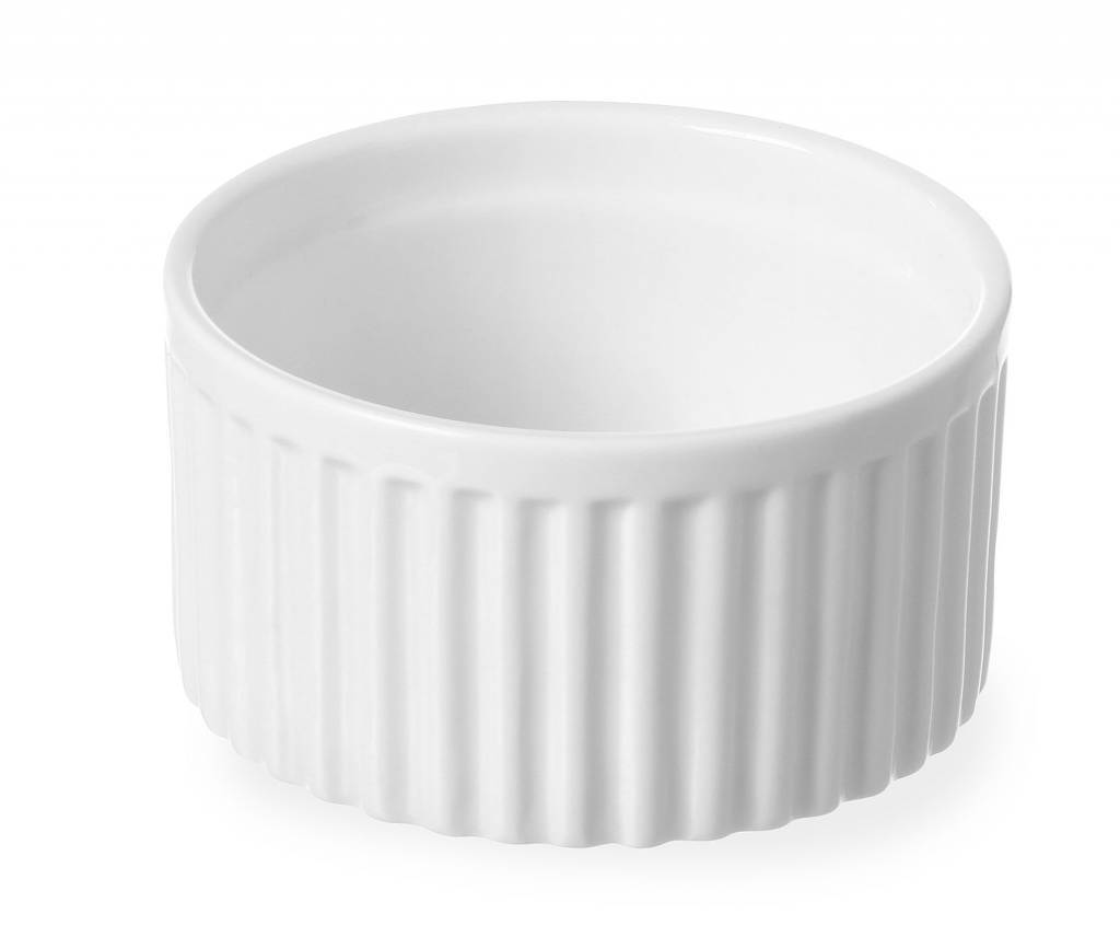 Hendi Ramekin Geribd 90 x 90 x 48 mm Wit Porselein