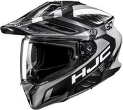 HJC RPHA 60 Quid Zwart Wit Zilver Adventure Motorhelm