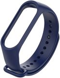 By Qubix Qubix Xiaomi Mi band 3 / 4 / 5 / 6 / 7 bandje OneColor - Navy blauw