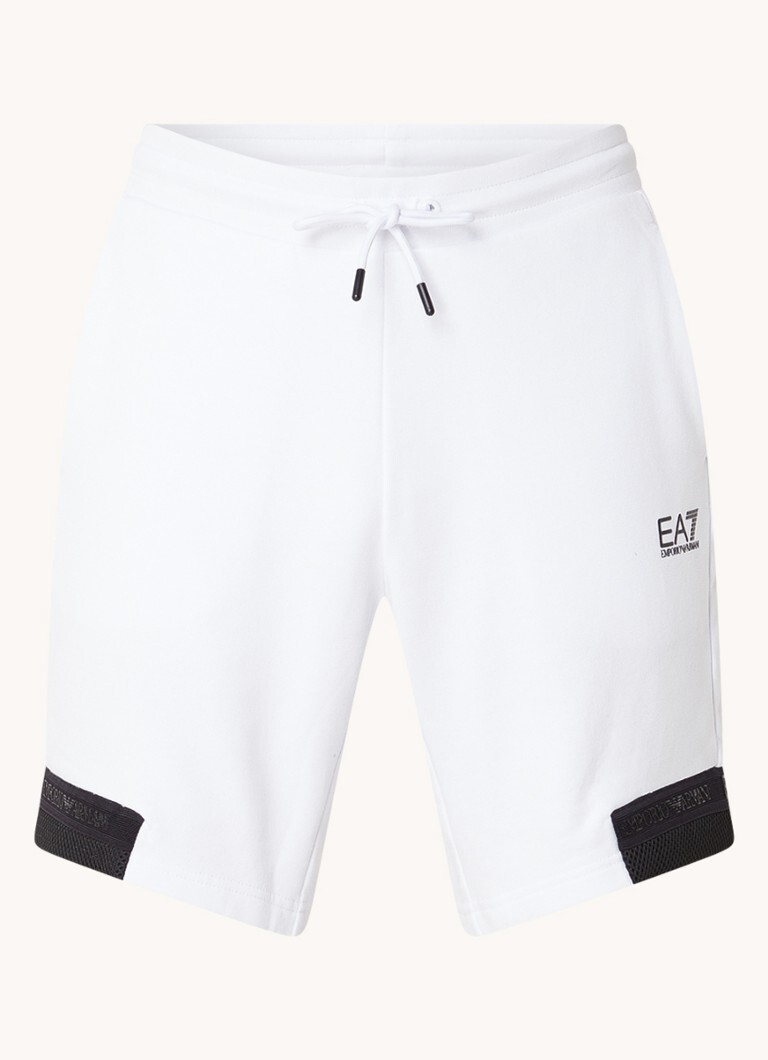 Emporio Armani Emporio Armani Straight fit korte joggingbroek met logo