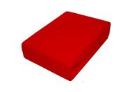 Hoeslaken Jersey hoeslaken 60 x 120 70 x 140 80 x 160 premium gewicht 180 g/m² (80 x 160 cm, rood)