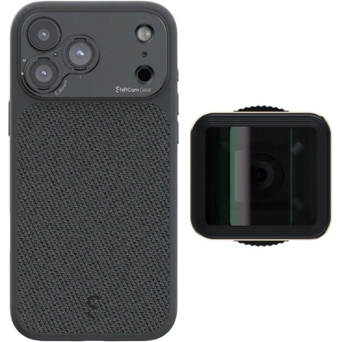 ShiftCam Camera Case S.Mount - iPhone 17 Pro Max (Dark) + LensUltra 1,33x Anamorphic