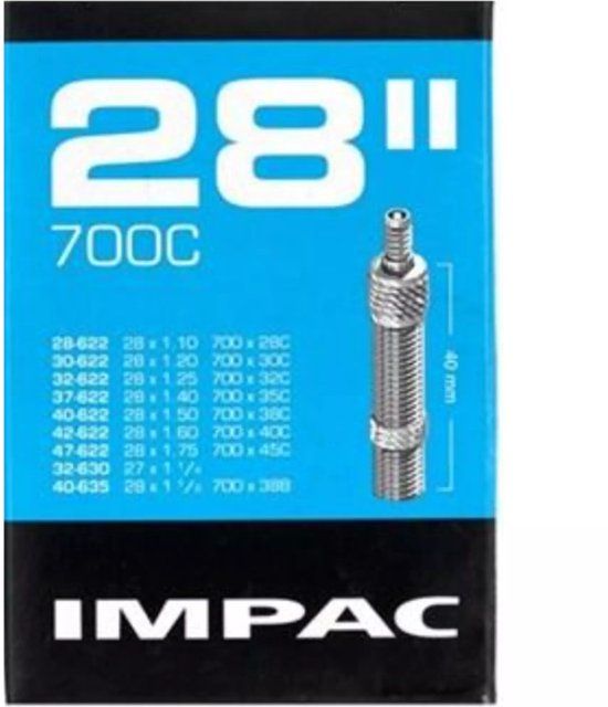 Impac Binnenband 27/28 X 1.10/1.75 28/47-622/635 Dv 40 Mm