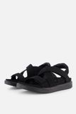 Ecco Soft Sandalen Zwart Leer Dames Maat 42