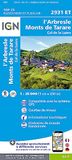 L'ARBRESLE: TOP 25 L'Arbresle / Monts de Tarare / Col de la Luère Wandelkaart - Topografische kaart 2931ET L'Arbresle - Monts de Tarare