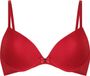 Hunkemöller Dames Lingerie Voorgevormde beugel bh Plunge - Rood - maat D80