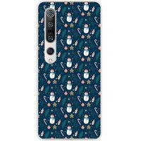 1001 coques Xiaomi Sneeuwman siliconen hoesje compatibel met Xiaomi Mi 10, Xiaomi Mi 10 Pro