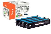 Peach 112204 Cartouche de toner 4-pack compatible noir, cyan, magenta, jaune