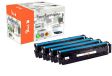 Peach 112204 Cartouche de toner 4-pack compatible noir, cyan, magenta, jaune
