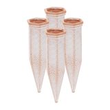 Relaxdays Waterdruppelaar Keramiek - Set van 4