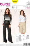 burdastyle Burda Naaipatroon 6613 - Broek in variaties