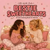 Bestie Sweethearts: A Cute Coloring Book for Women Featuring Besties, Friend Squads & Sweet Sisterhood Moments