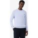 Lacoste Pull Regular Fit col rond bleu, Uni