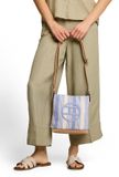 Tom Tailor TTGILDA S schoudertas met logo - ONESIZE - stripes blue