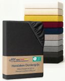 AM Qualitätsmatratzen Premium hoeslaken 180 x 210 cm Donkergrijs
