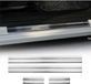 Nissan Seuil de porte pour Nissan Qashqai 2006-2014 Acier inoxydable chromé 4x