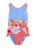 Next Maillot de bain bleu / rose clair / rouge / blanc