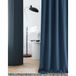 ROOM99 Laurel gordijn met plooiband, 140 x 260 cm, donkerblauw