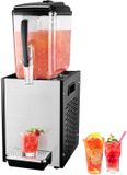 Vevor Distributeur de boissons commercial avec 1 réservoir, distributeur de jus 12 L, machine à boissons thé glacé en acier inoxydable 246 W avec température de refroidissement de 7-12 °C