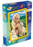 Ravensburger CreArt Kids 18x24cm Moederliefde Schilderen op nummer Kit
