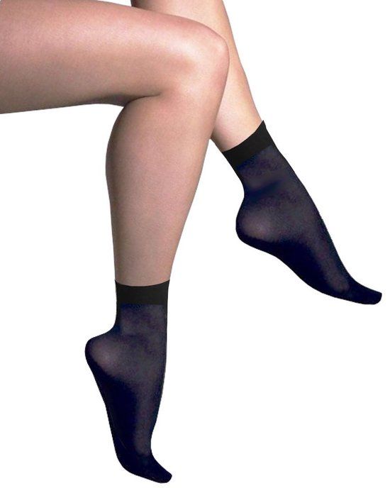 Caresse Microvezel Pantysokjes 40 denier - Grafiet (2 paar)