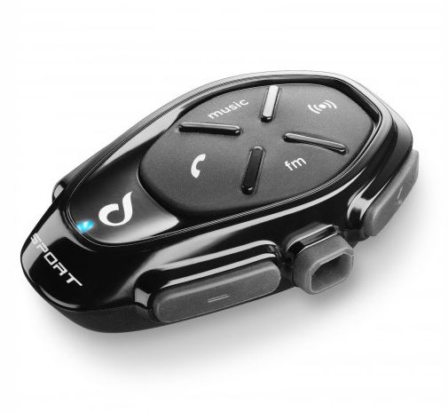 Cellularline Interphone Sport - Bluetooth Headset for Helmet - Black