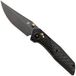 Kansept Deadite T1081V4 Blackwashed 154CM, Blackwash Aluminum Twill Carbon Fiber, couteau de poche, Tuffknives design