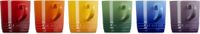 Le Creuset Aardewerk Regenboog Koffie Cappuccino Mokken | 200ml | 6 stuks