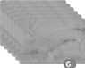 KitchenYeah Placemat Set - Marble Look - 6 Pieces - 45x30 cm - Anti-Slip