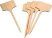 Nature Plantetiketten/plantenlabels - 10x - naturel - bamboe - 14,5 cm - steeketiketten