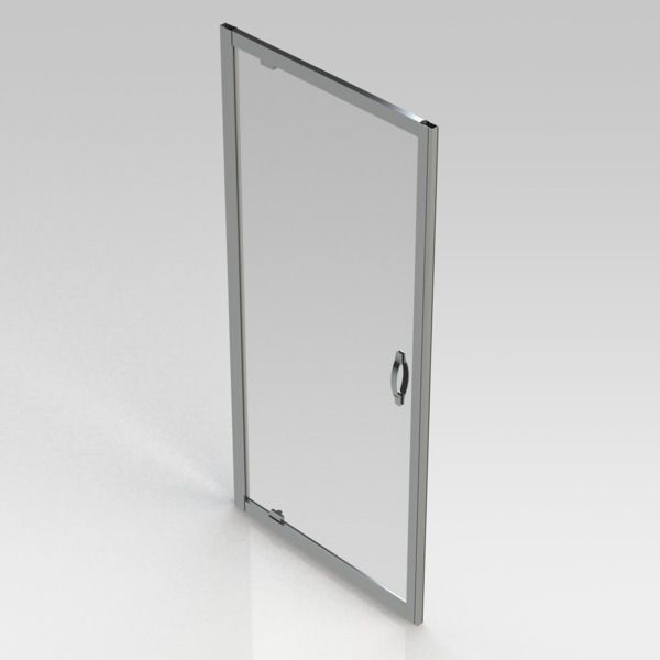 Nemo Go Belo draaideur 900x1900mm 6mm easy clean glas profielen aluminium verchroomd S-2054-90