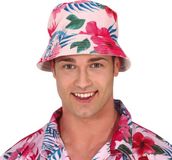 Fiestas Guirca Hawaiian roze zomerhoed flamingo