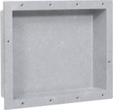 vidaXL Douchenis 41x51x10 cm matgrijs