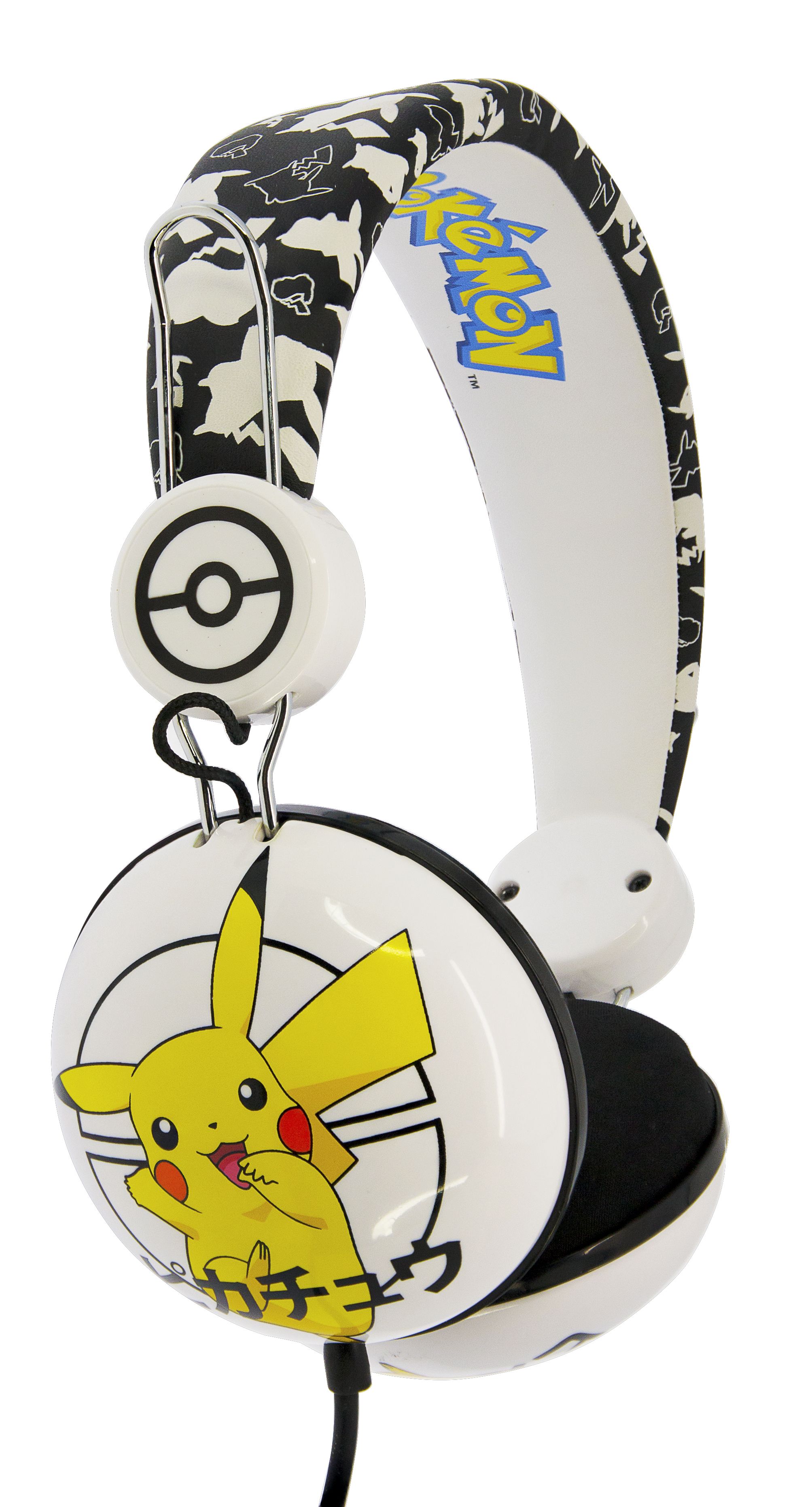 OTL Technologies Pokémon Pikachu Japanese Headphones - Wired - Black, White, Yellow