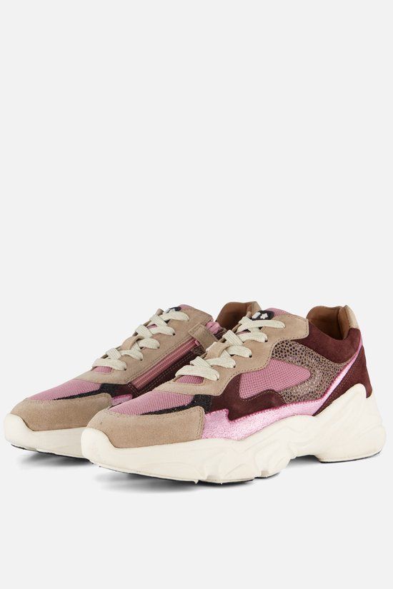 Muyters Sneakers taupe Leer - Maat 38 - Kinderschoenen