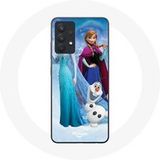 Maniacase Hoesje voor Samsung Galaxy A13 5G Sneeuwkoningin Elsa Anna Olaf