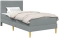 vidaXL Bedframe 90 x 190 cm Lichtgrijs