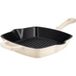 SILVERCREST Gietijzeren grillpan of koekenpan (Vierkant, Crème)