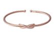 Orphelia ZA-7402 - Armband Bangle Infinity - Zilver 925 Rosé - Zirkonia - 58 mm