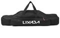 Sac de pêche pliable - 3 compartiments - Pour canne et moulinet - Portable - 150 cm - Noir