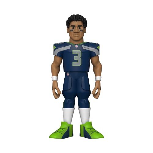 Funko 57288 Gold 12" NFL: Seahawks- Russell Wilson w/Chase