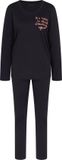 Triumph Pyjamaset PK 03 LSL X Dames Zwart Maat 40