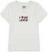 Levi's Kids I Heart My T-shirt Met Korte Mouwen Wit 12 Years Meisje