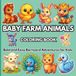 Baby Farm Animals Coloring Book: Bold and Easy Barnyard Adventures for Kids