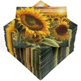 HEKU 100 servetten, 3-laags, 33 x 33 cm, zonnebloemen