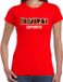 Bellatio Decorations Shoppartners Bv Rood Belgium fan t-shirt voor dames - Belgium supporter - Belgie supporter - EK/ WK shirt / outfit XXL