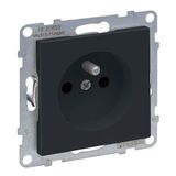 Legrand SEANO stopcontact Frans/Belgische standaard antraciet gelakt 765480