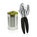 Metaltex Synthesy Can Opener, Metal, Black/Silver, 6.9 x 9.5 x 22.5 cm