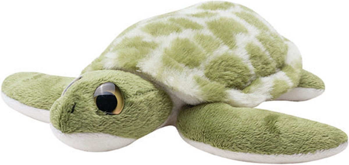 Nature Planet Pluche Zeeschildpad knuffeldier van 20 cm - Speelgoed dieren knuffels cadeau voor kinderen